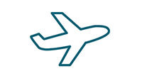 Luftfracht Icon Flugzeug