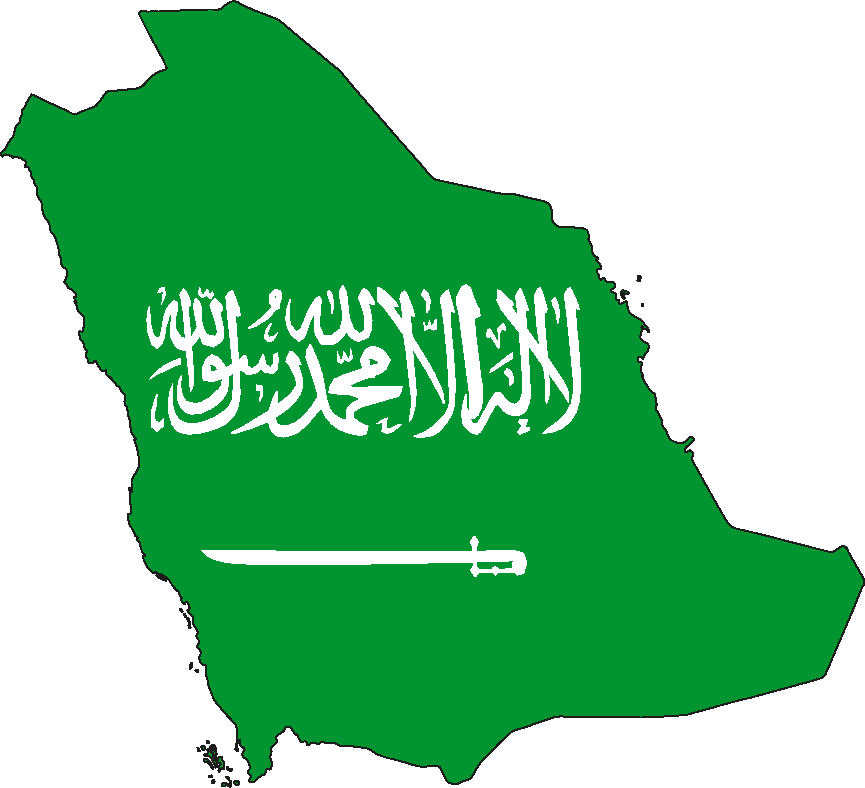 Saudi Arabia map