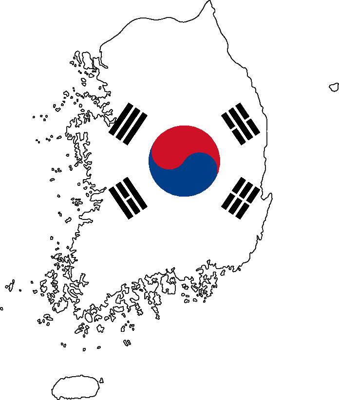 South Korea map