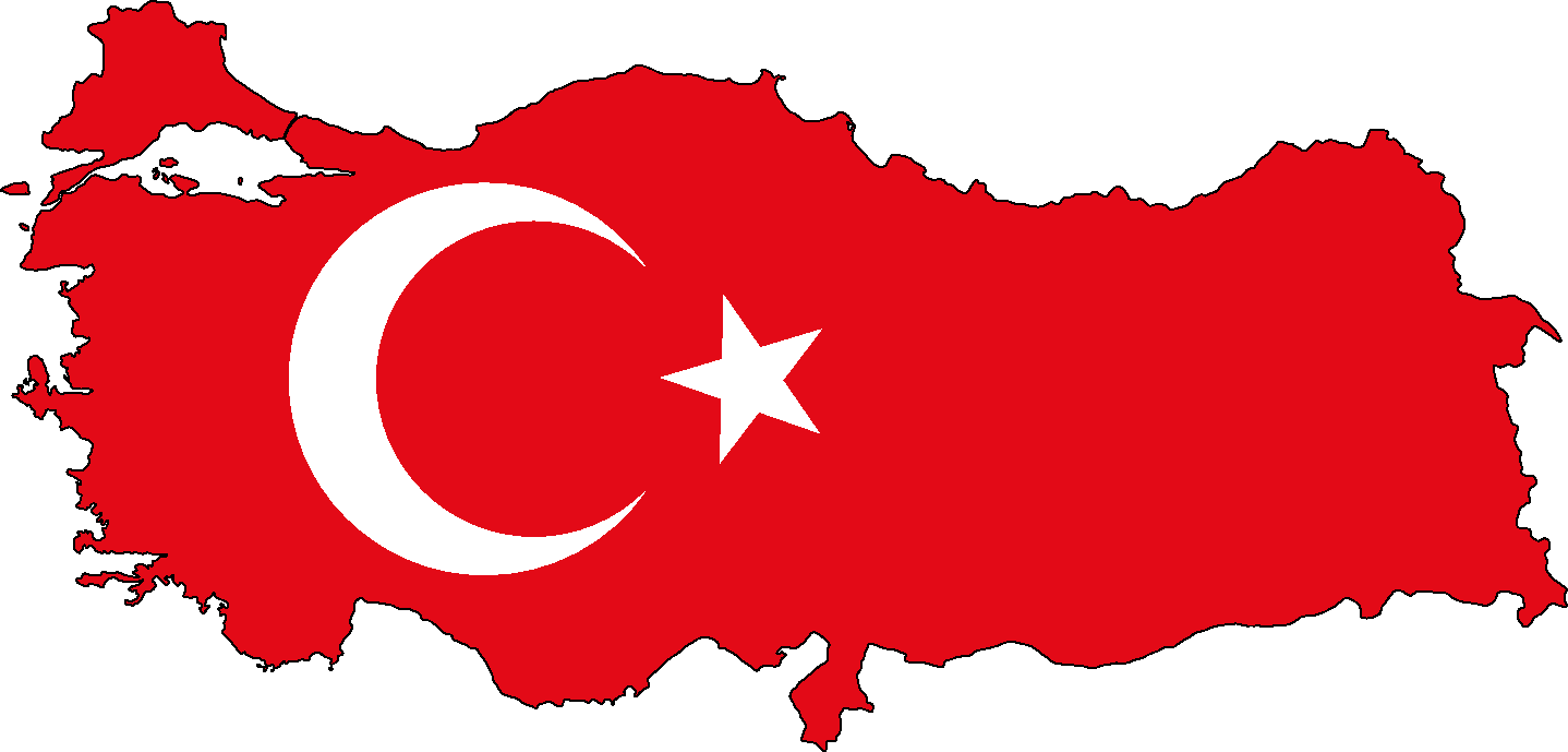Türkei Landkarte Umriss
