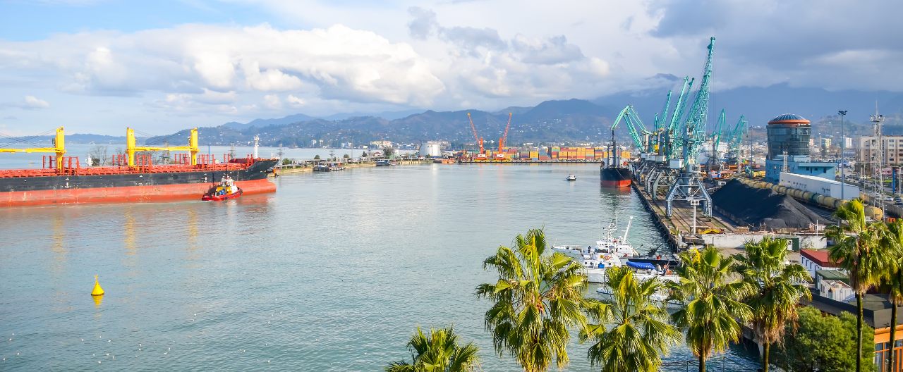 Kaukasus, Georgien Port of Batumi