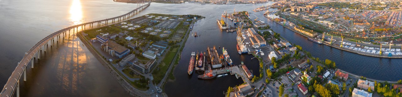 Hafen von Sankt Petersburg in Russland