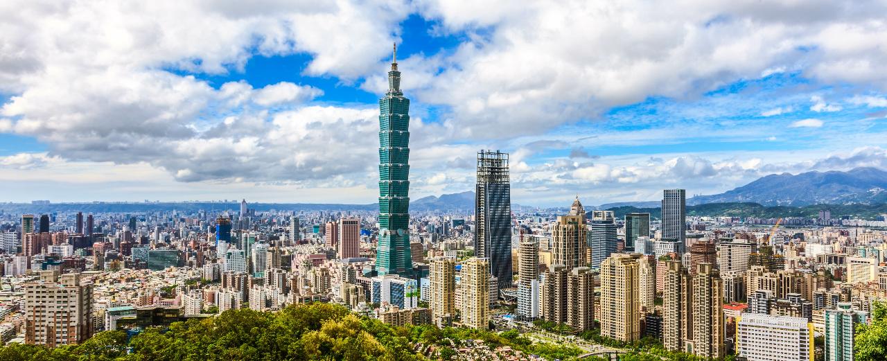 Luftaufnahme von Taipeh, der Hauptstadt Taiwans - Quelle: fenlio - stock.adobe.com Luftaufnahme von Taipeh, der Hauptstadt Taiwans